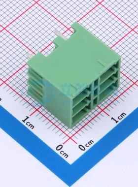 插拔式接线端子DB2EVHB-3.5-2*3P-GN 插件3.5mm 2x3P 板端/插座-