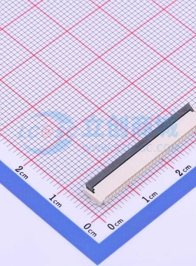 连接器KH-FPC1.0-H2.0SMT-28P-QCHF SMD,P=1mm 28P 翻盖式