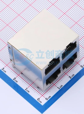 以太网连接器 MJ5988B-B022-HPRD2插件 RJ45插座 不带LED