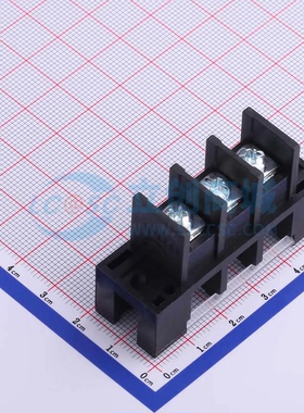 栅栏式接线端子KF27S-11.0-3P P=11mm 带盖板 1x3P