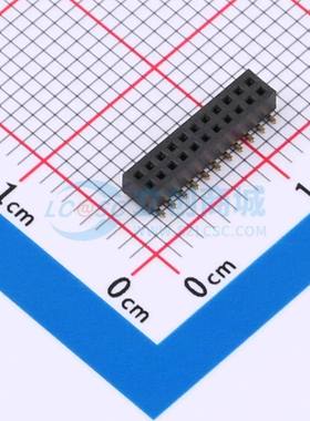 排母 PM1.0-US2S-11A SMD,P=1mm 2x11P 方孔 电子元器件配单