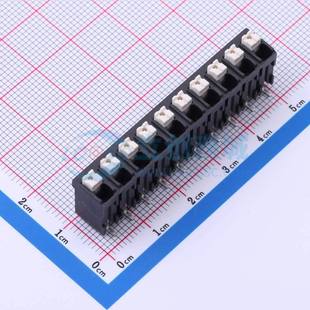 50010BP1 SMD P=5mm 弹簧式 立贴 SMT 1x10P 黑色 接线端子JL212V
