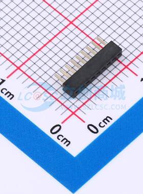 排母 B100N01-0B9P51-H20C20 插件,P=1mm 1x9P 方孔 电子元器件配