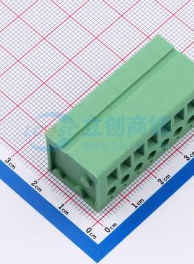螺钉式接线端子DB105V-5.0-8P-GN-S 插件,P=5mm 1x8P 直插 绿色