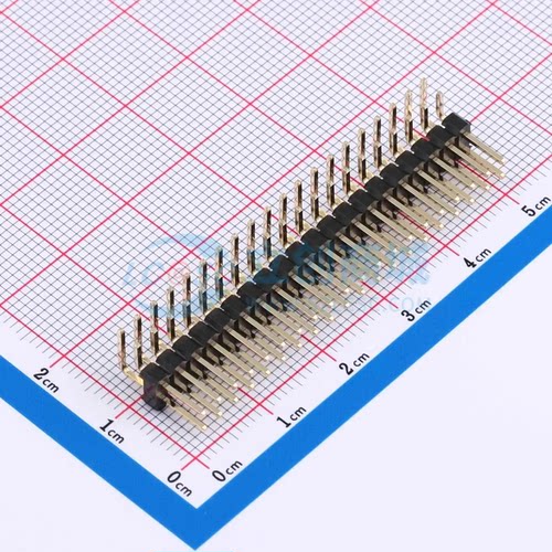 排针 GPHB201-2002A001R1BA 弯插,P=2.54mm 2x20P 方针 原装正品