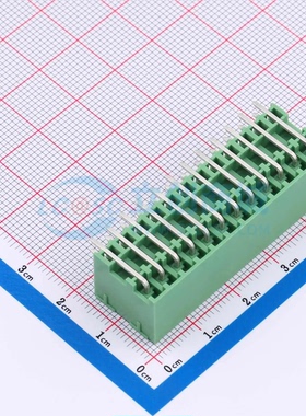 插拔式接线端子DB2ERHB-3.81-2*12P-GN 弯插3.81mm 2x12P 板端/插