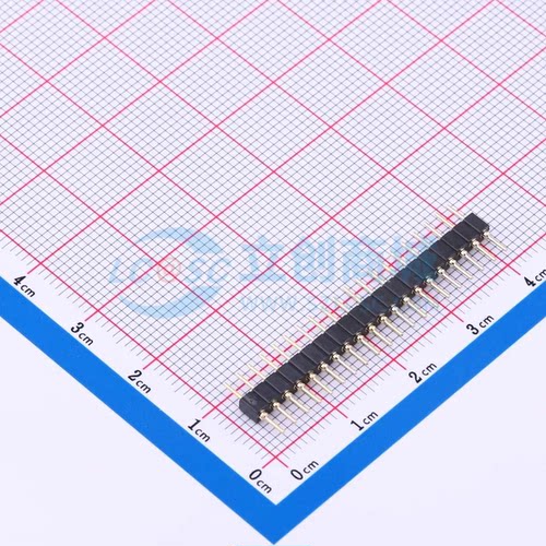 排针 PZ200-1-20-Z-C 插件,P=2mm 1x20P 圆针 原装正品