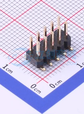 排针 X6521WVS-2x05H-C60D74 SMD,P=2.54mm 2x5P 方针 原装正品