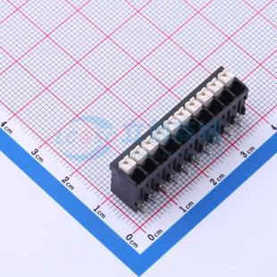 35010BP1 SMD P=3.5mm 弹簧式 立贴 SMT 1x10P 黑 接线端子JL212V