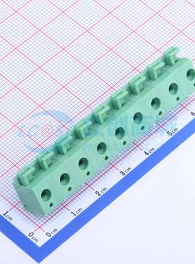 弹簧式接线端子KF236-7.5-9P 插件,P=7.5mm 1x9P 绿色