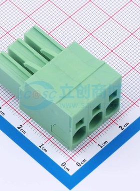 插拔式接线端子KF2EDGAK-7.62-3P P=7.62mm