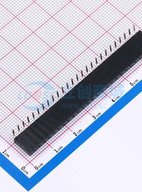排母 DS1024-1x26R2 弯插,P=2.54mm 1x26P 方孔 电子元器件配单