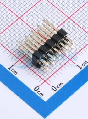 排针 P125-1205A0BS116A2 插件,P=2.54mm 2x5P 方针 原装正品