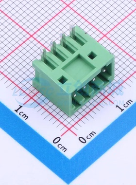 插拔式接线端子JL15EDGRC-25404G01 弯插2.54mm 1x4P 板端/插座-