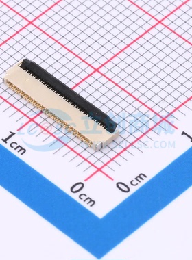 FFC/FPC连接器HC-FPC-03-09-41RLTAG SMD,P=0.3mm,卧贴 41P 翻盖