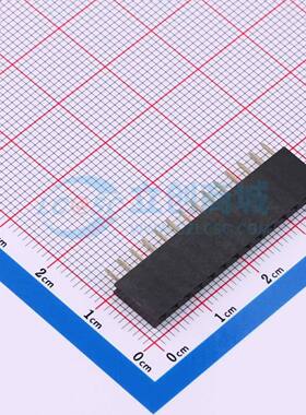 排母 B254N02-0B14P51-H85C32 插件,P=2.54mm 1x14P 方孔 电子元