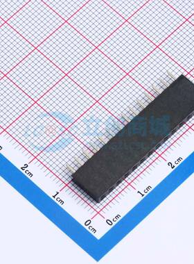 排母 B25420220-14PB0513-H85C32 插件,P=2.54mm 1x14P 方孔 电子