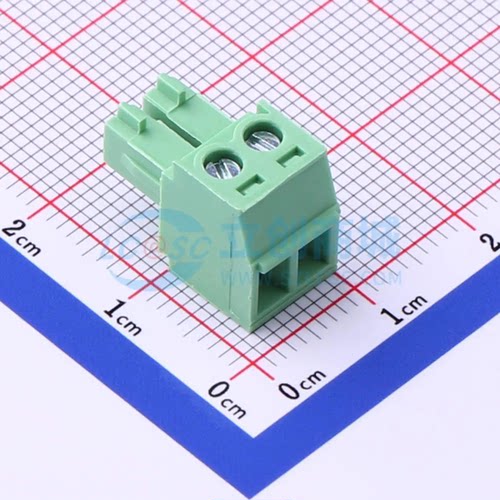插拔式接线端子WJ15EDGK-3.81-2P P=3.81mm 1x2P 2P 公插头