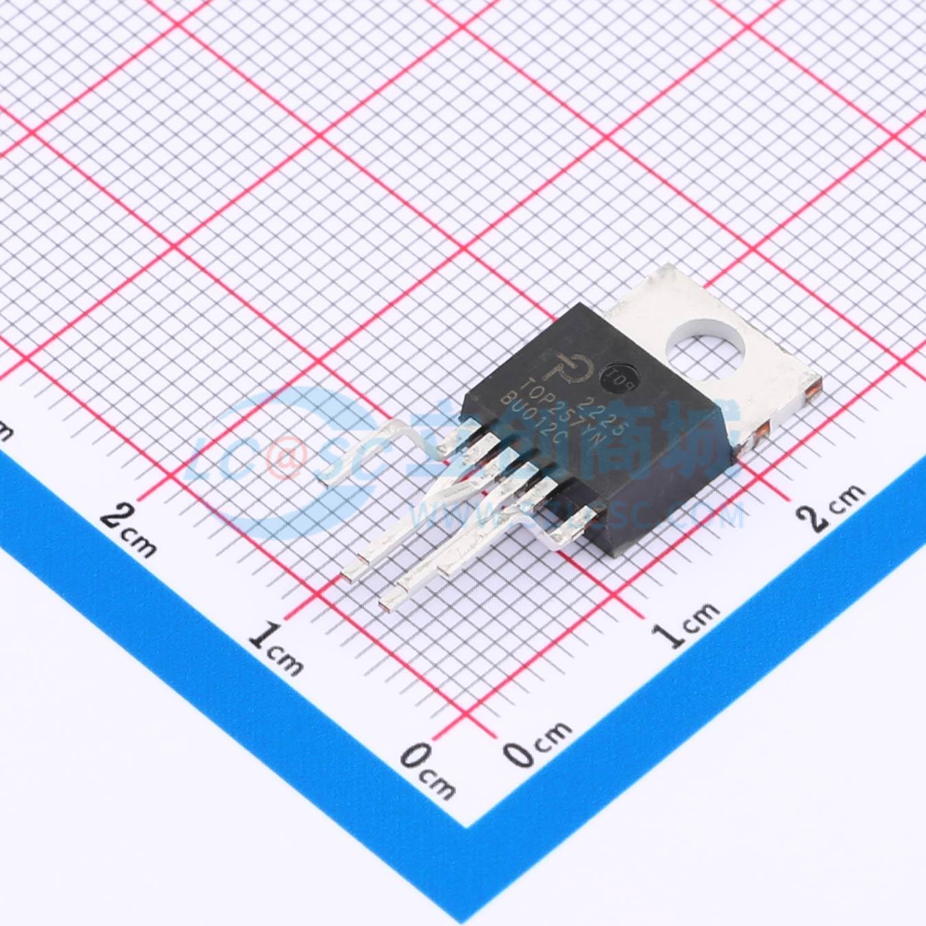 AC-DC控制器和稳压器 TOP257YN TO-220 原装正品 电子元器件配单
