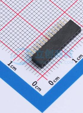 排母 B127N01-0B13P51-H43C24 插件,P=1.27mm 1x13P 方孔 电子元