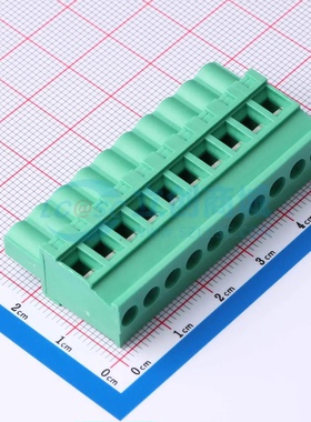 插拔式接线端子MX2EDGKB-5.08-10P-GN01-Cu-Y-A插件5.08mm 1x10P