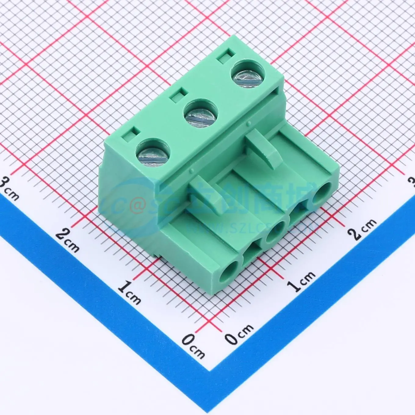 插拔式接线端子MX2EDGK-7.62-03P-GN01-Cu-Y-A P=7.62mm 1x3P 3P