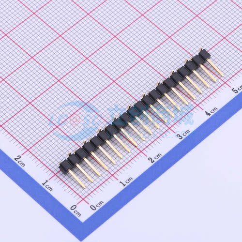 排针 X6511WVS-20H-C60D48R2 SMD,P=2.54mm(交错脚) 1x20P 方针