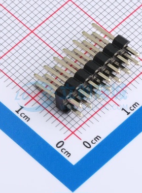 排针 P125-1207A0AS116A1 插件,P=2.54mm 2x7P 方针 原装正品