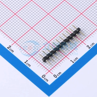 排针 2LP000M019 插件,P=2mm 1x11P 单排 原装正品