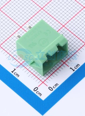 插拔式接线端子KF2EDGVG-5.0-2P插件5mm