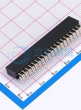 排母 HB-FH5-254220PB2GOB 弯插,P=2.54mm 2x20P 方孔 电子元器件