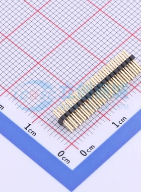 排针 X1321WV-2x18J-C30D23 插件,P=1.27mm 2x18P 方针 原装正品