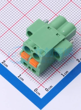 插拔式接线端子DB2EKDM-5.08-2P-GN P=5.08mm 1x2P 公插头 螺丝固
