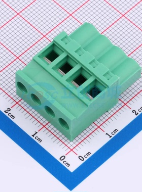 插拔式接线端子MX2EDGKB-5.08-04P-GN01-Cu-Y-A插件5.08mm 1x4P 4