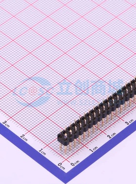 排针 X6521WV-2x18H-C60D30 插件,P=2.54mm 2x18P 方针 原装正品