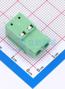 螺钉式接线端子DB129VG-5.0-2P-GN-S 插件,P=5mm