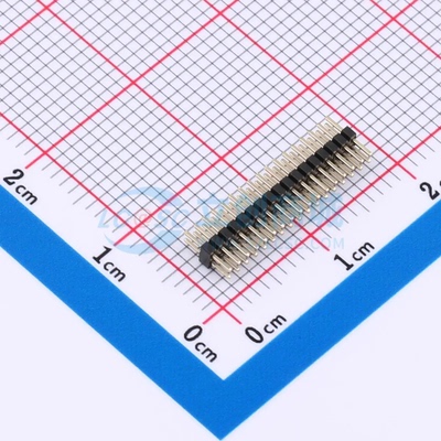 排针 A100M01-0B34P51-H10A20 插件,P=1mm 2x17P 方针 双排 原装