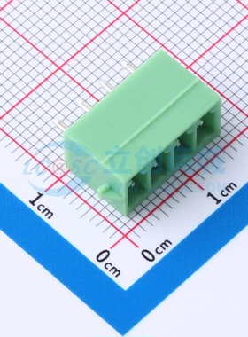 插拔式接线端子KF2EDGVG-3.5-4P 插件3.5mm 1x4P 板端/插座-闭口