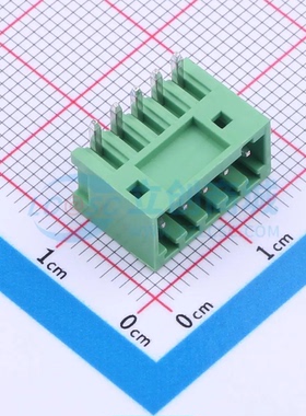 插拔式接线端子JL15EDGRC-25405G01 弯插2.54mm 1x5P 板端/插座-