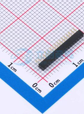 排母 B100N01-0B17P51-H20C20 插件,P=1mm 1x17P 方孔 电子元器件