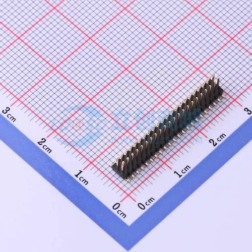 排针 X1321WVS-2x22J-C40D53 SMD,P=1.27mm 2x22P 方针 原装正品