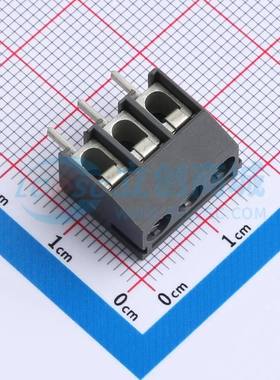 螺钉式接线端子978-T-DS/03 插件,P=5mm 1x3P 直插 灰色