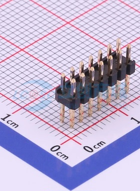 排针 X4621WV-2x07I-C40D28 插件,P=2mm 2x7P 方针 原装正品