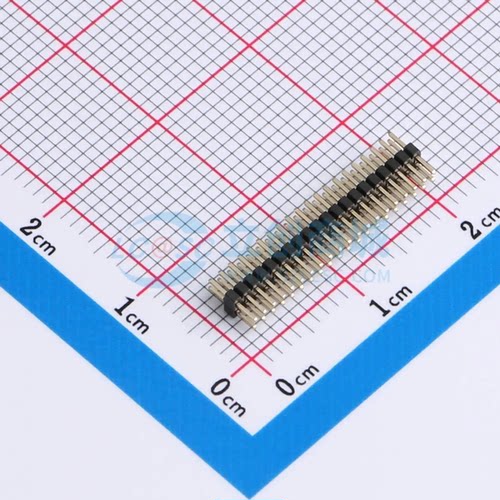 排针 BX-PZ1.0-2-20PZZ 插件,P=1mm 2x20P 方针 原装正品