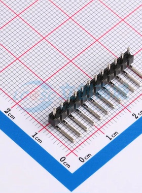 排针 2542WR-12P 弯插,P=2.54mm 1x12P 方针 原装正品