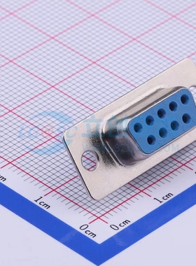 D-Sub/VGA连接器 DS1033-09FUNSiSS-CT 插件 母 焊线式 9P 原装正