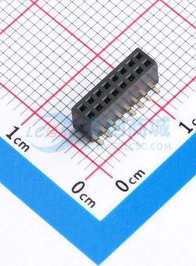 排母 HB-FH7-12728PB2GOW SMD,P=1.27mm 2x8P 方孔 电子元器件配