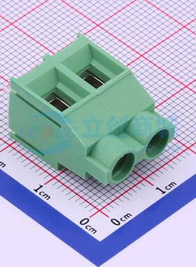 螺钉式接线端子DG636-7.62-02P-14-00A(H) 插件,P=7.62mm 1x2P 直