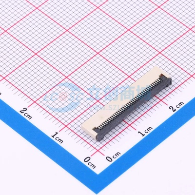 连接器 FPC-0.5FX-39PH20 SMD,P=0.5mm 39P 翻盖式 下接