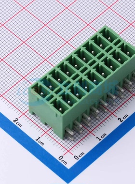 插拔式接线端子DB2ERHB-3.81-2*9P-GN 弯插3.81mm 2x9P 板端/插座